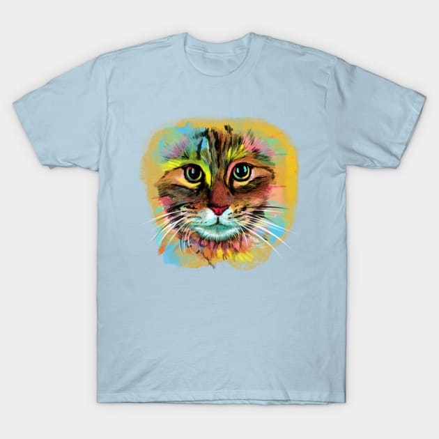 All the Colors of the Kitty T-Shirt by FreeSpiritMeg